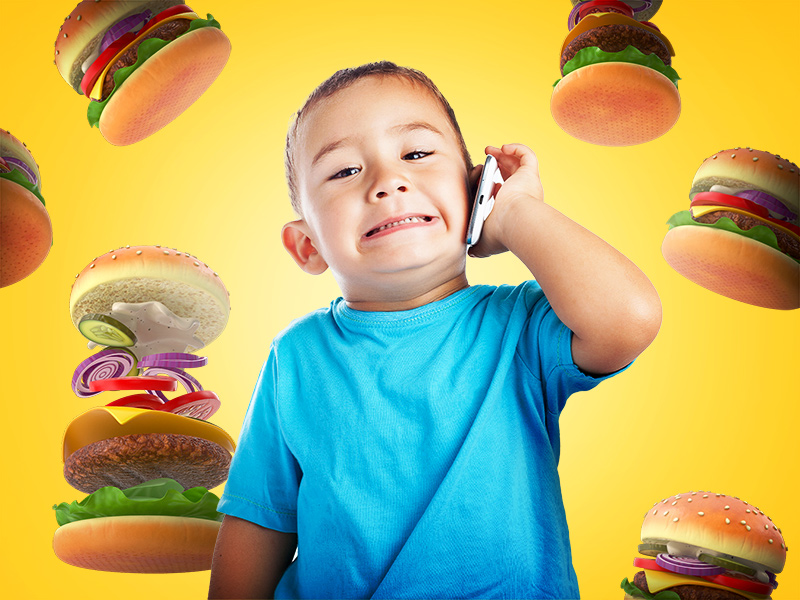 2-year-old uses dad's phone to order 57 cheeseburgers