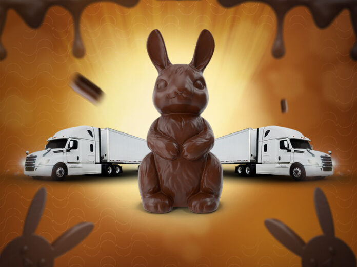 World's largest chocolate bunny to be hauled in reefer