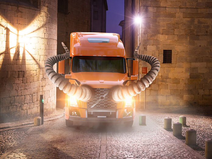 Running of the Bull Haulers in Pamplona