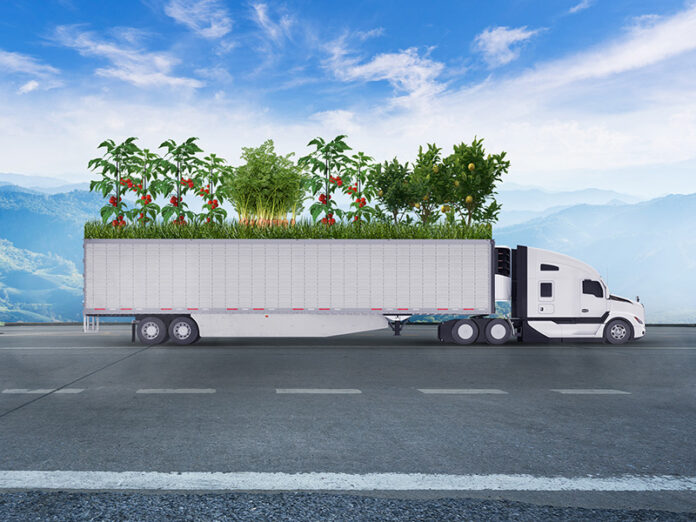 Truckers Embrace Spring With Truck-sized Flower Gardens and Veggie Deliveries