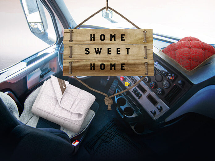 Nebraska Wifes DIY Skills Bring Homey Touch to Truckers Cab