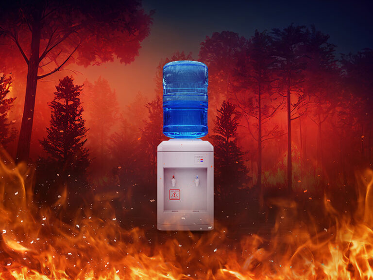One Man’s Mission: Truck Driver Fights Wildfires with Portable Water Dispenser
