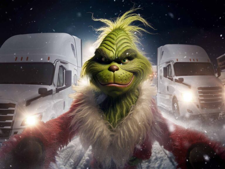 Holiday Heist on Highways- The Grinch Trucker’s Christmas Light Caper