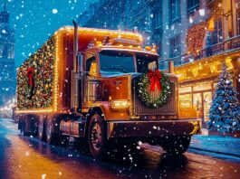 Old Orchard Mall Holiday Series Overshadowed by Festive Truck Protest Against Holiday Consumerism