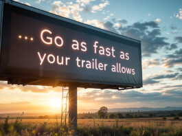 Speed Limit Signs Hacked by Rogue Trucker Go As Fast As Your Trailer Allows