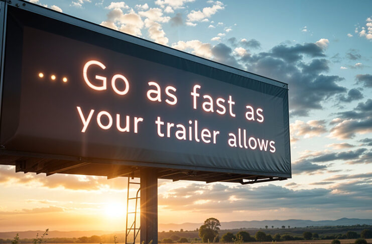 Speed Limit Signs Hacked by Rogue Trucker Go As Fast As Your Trailer Allows